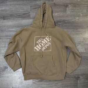 Comfy Home Depot hoodie neutral tan